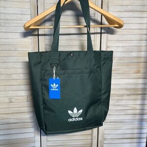 Adidas Dark Green Tote with Logo